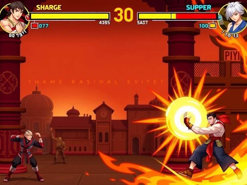 Flame Fighter Elite character selection screen